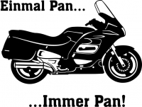Aufkleber Einmal Pan...Immer Pan ST 1100