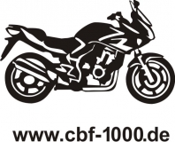 Forumsaufkleber CBF 1000 Detail