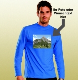 Langarm-Shirt mit Foto